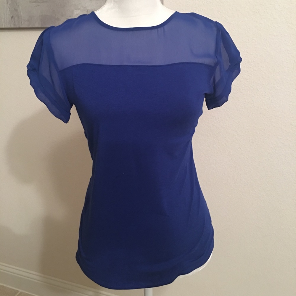 Royal blue Express top
